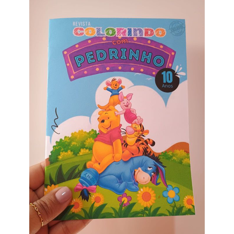 Revistinha de colorir Personalizada infantil/lembrancinha para aniversário/A5
