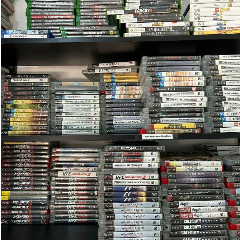 Jogos Mídia física