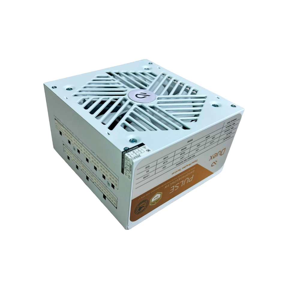 Fonte ATX DUEX Pulse 850W White Edition [DXFOPRO850WG3W] PFC Ativo / Modular / C