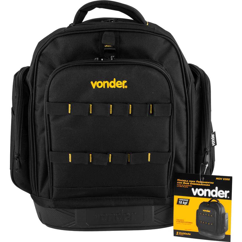 Mochila Ferramentas Base Emborrachada 18kg Antiderrapante Vonder MOV0300 Profissional | ENVIO IMEDIATO