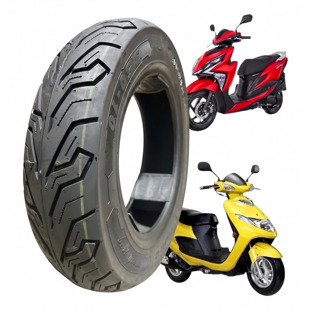 Pneu Sem Câmara 3.50-10 J58 Moto Scooter Elétrica Dian./tras. Jog Lead Burgman Smart Bee Tubeless