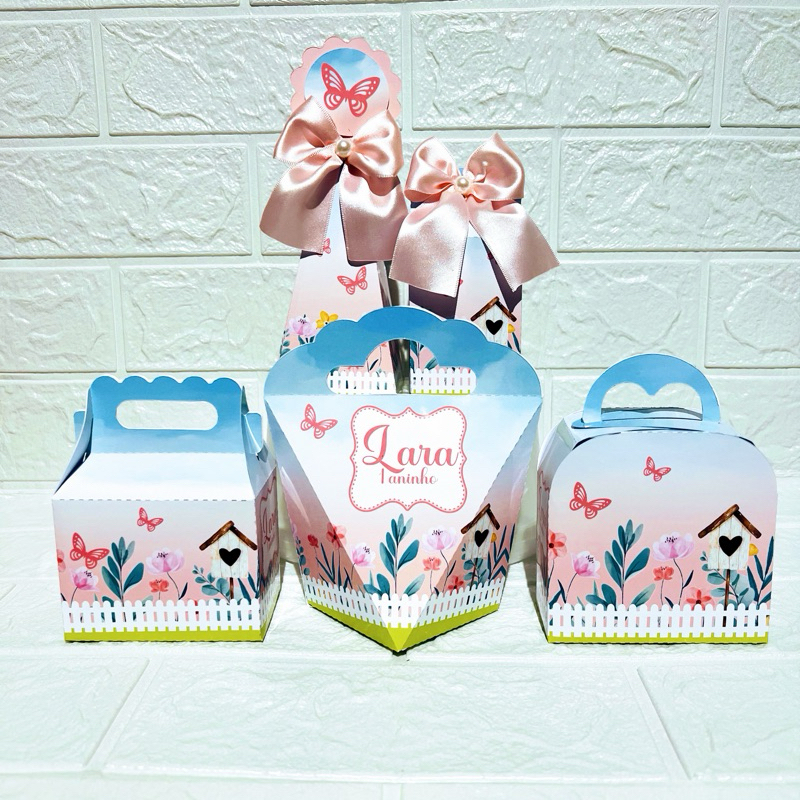 Personalizados Jardim das Borboletas/ Kit Festa de Caixinhas Personalizadas / Lembrancinhas e Mimos para festa