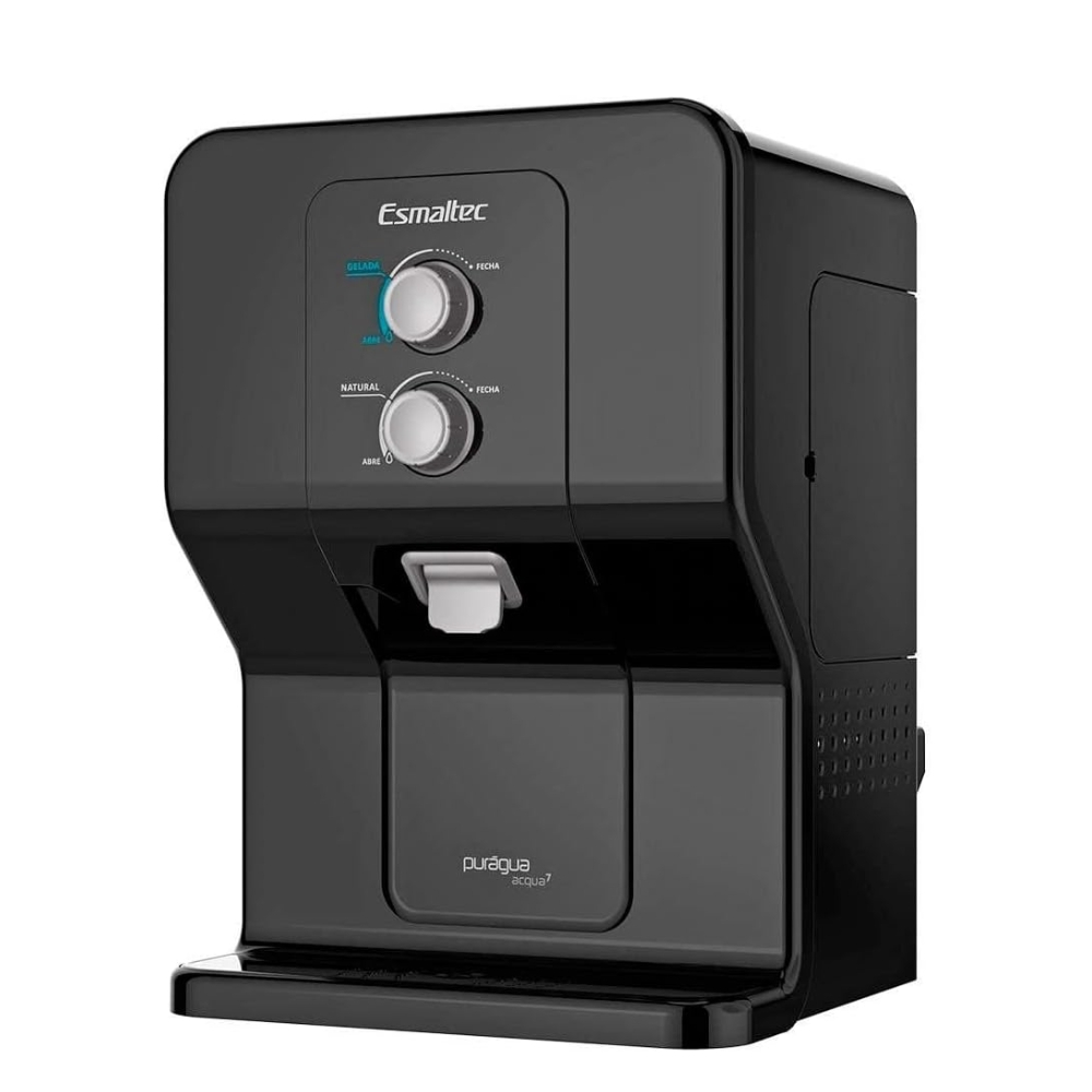 Purificador de Água Esmaltec Purágua Acqua 7 Por Compressor, Água Gelada e Natural 2,2 Litros