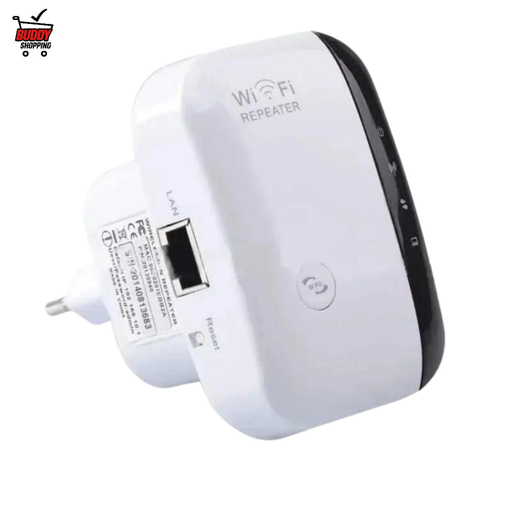 Repetidor de Sinal Wi-Fi Amplificador de Rede Wireless 150Mbps Bivolt com Porta RJ45