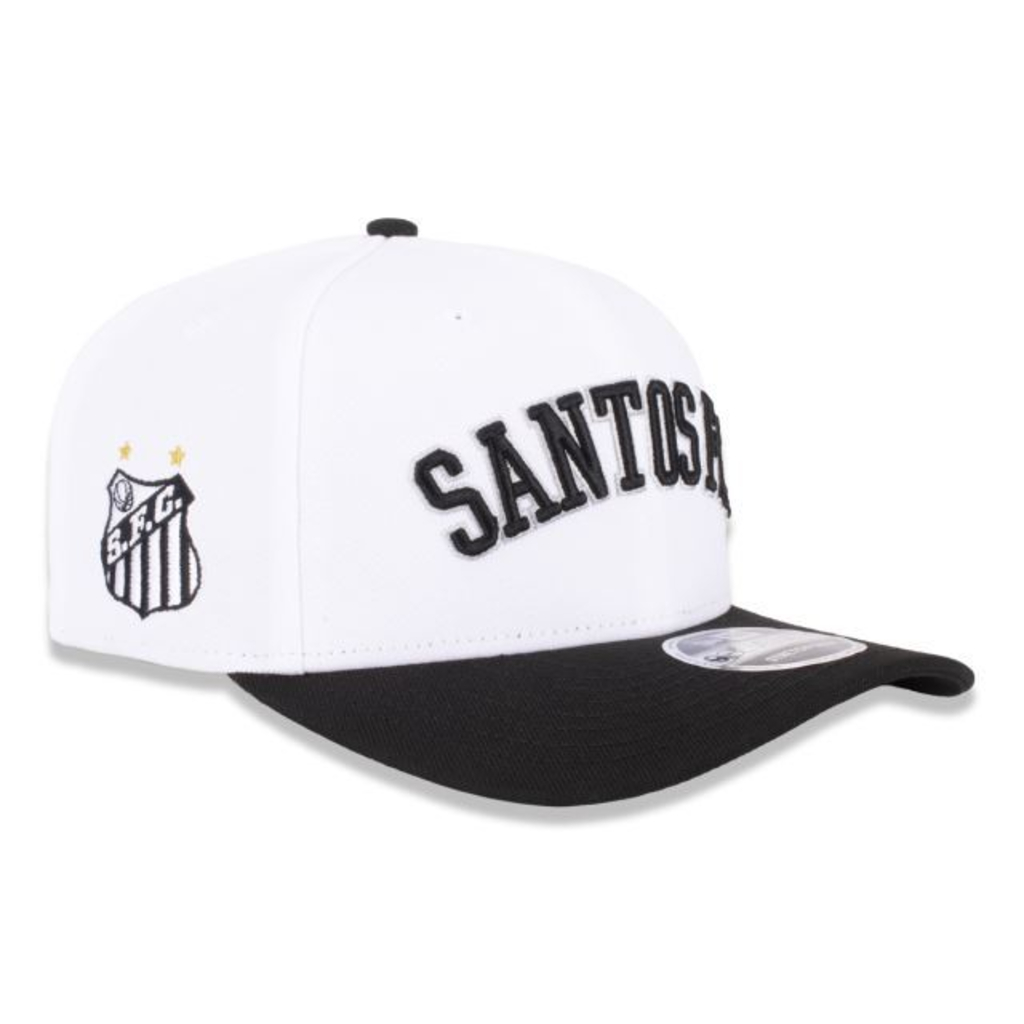 BONÉ NEW ERA 9SEVENTY SANTOS FC BRANCO — AJUSTÁVEL | ORIGINAL · foto 2