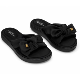 Chinelo Slide Feminino Modare Plataforma Confortável Macio Casual com Laço