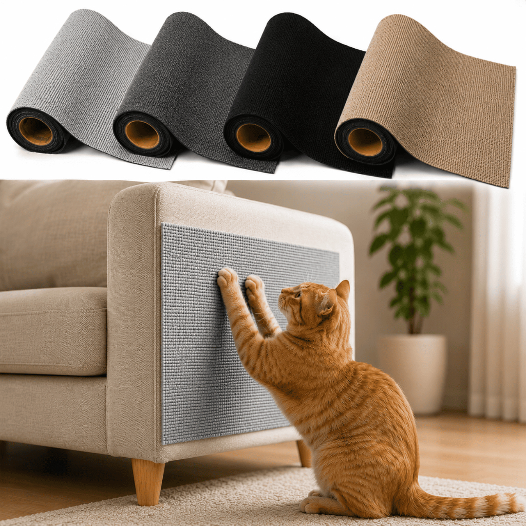 Arranhador Adesivo Para Gatos Protetor Móveis Sofá Cama Parede Carpete Premium Alta Fixação Proteção Reforçada