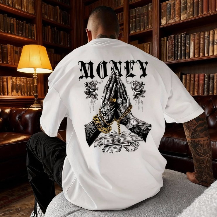 Camiseta Oversized Estampada Unissex Estilo Americano Retrô Streetwear Manga Curta + Envio Rápido