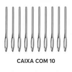 10 Agulhas para Aplicador de Reparos Remendo Pneu Sem Camara Caixa com 10 Unidades