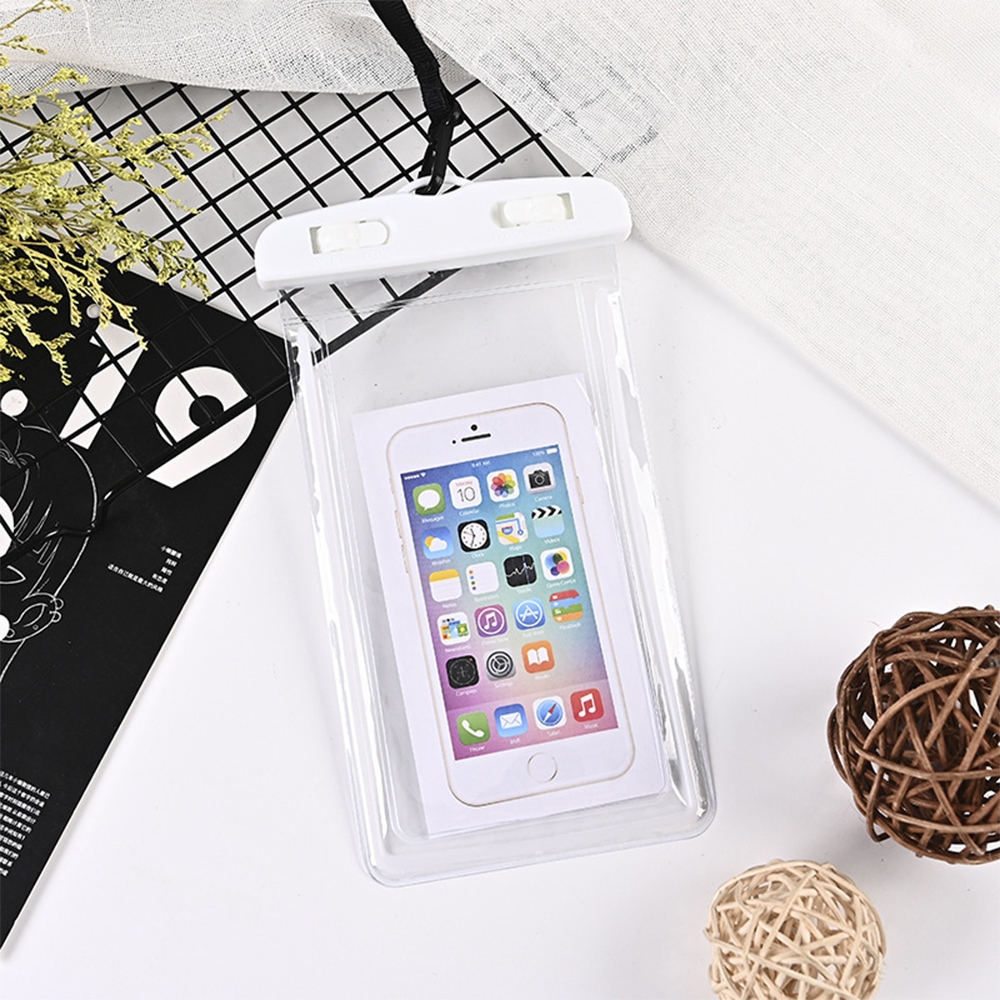 Bolsa Universal Transparente à Prova d’Água para Celular, 100% Impermeável com Cordão Ajustável  XT