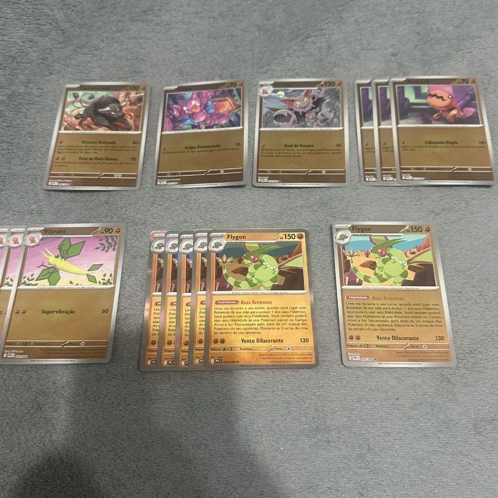 Cartas Pokémon Mega Evolução (094) Reverse Holo e Holo - Fighting | Master Set | Escolha a Carta