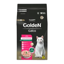 Ração Golden Gatos Adultos Castrados Peixe 3kg