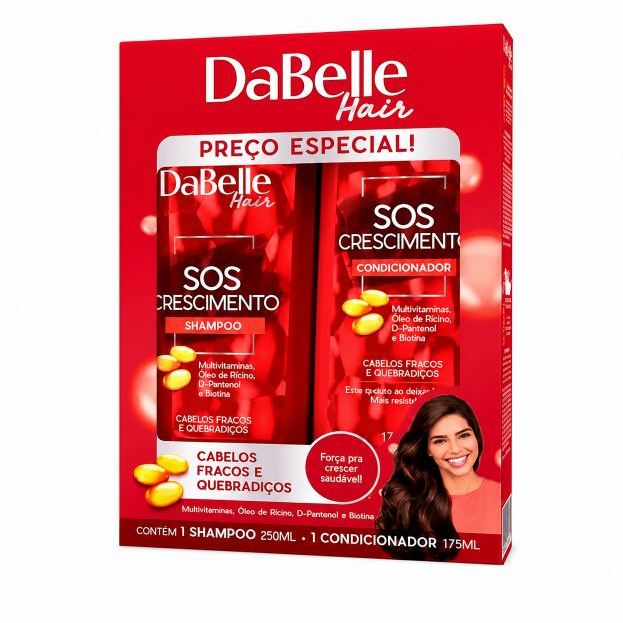 Kit DaBelle Hair Intense Shampoo 250ml + Condicionador 175ml