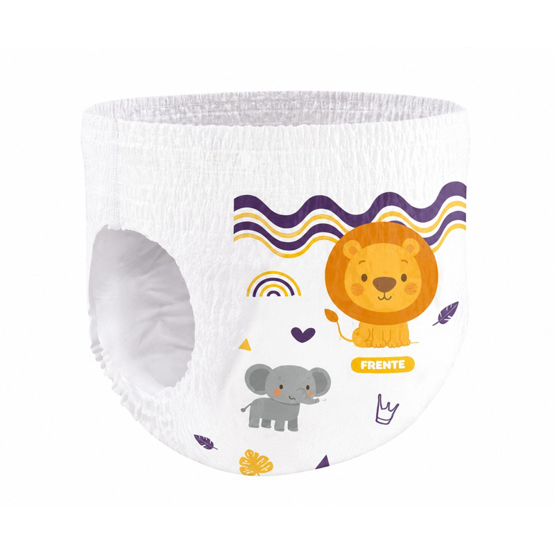 Fralda Shortinho Infantil Pequerrucho Pants M60 G48 XG42
