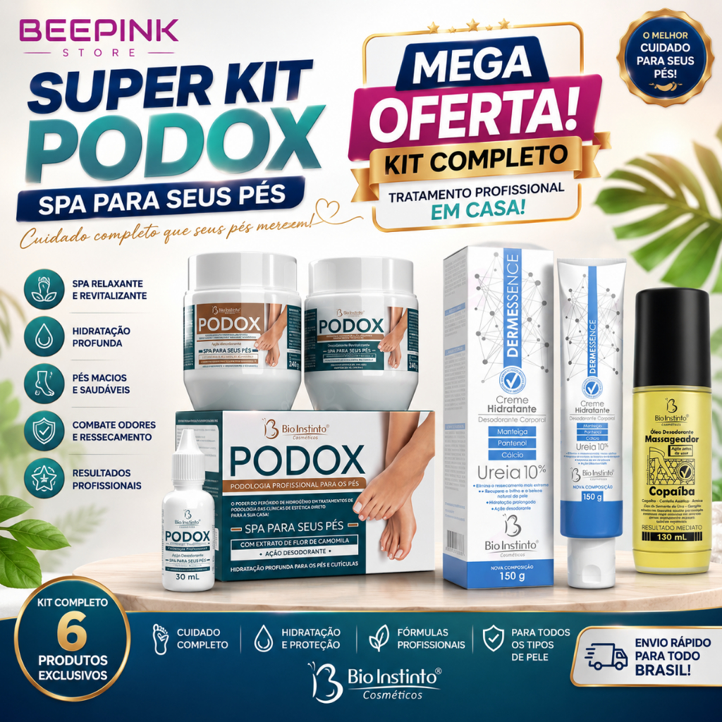 Kit Spa Podox para Cuidados com os Pés