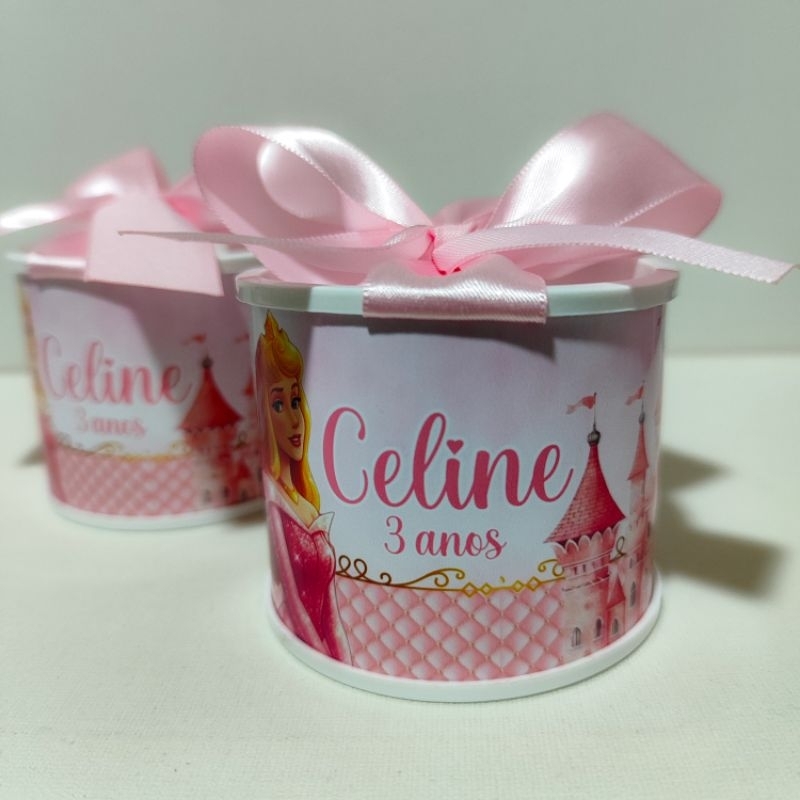 Tubolatas Personalizada 5x6cm-PRINCESA AURORA /Lembrancinha/Festa infantil/Aniversário/VÁRIOS TEMAS