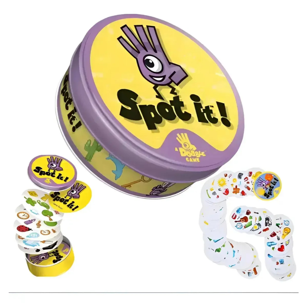 JOGO SPOT IT CARTAS TABULEIRO JOGOS ORIGINAL