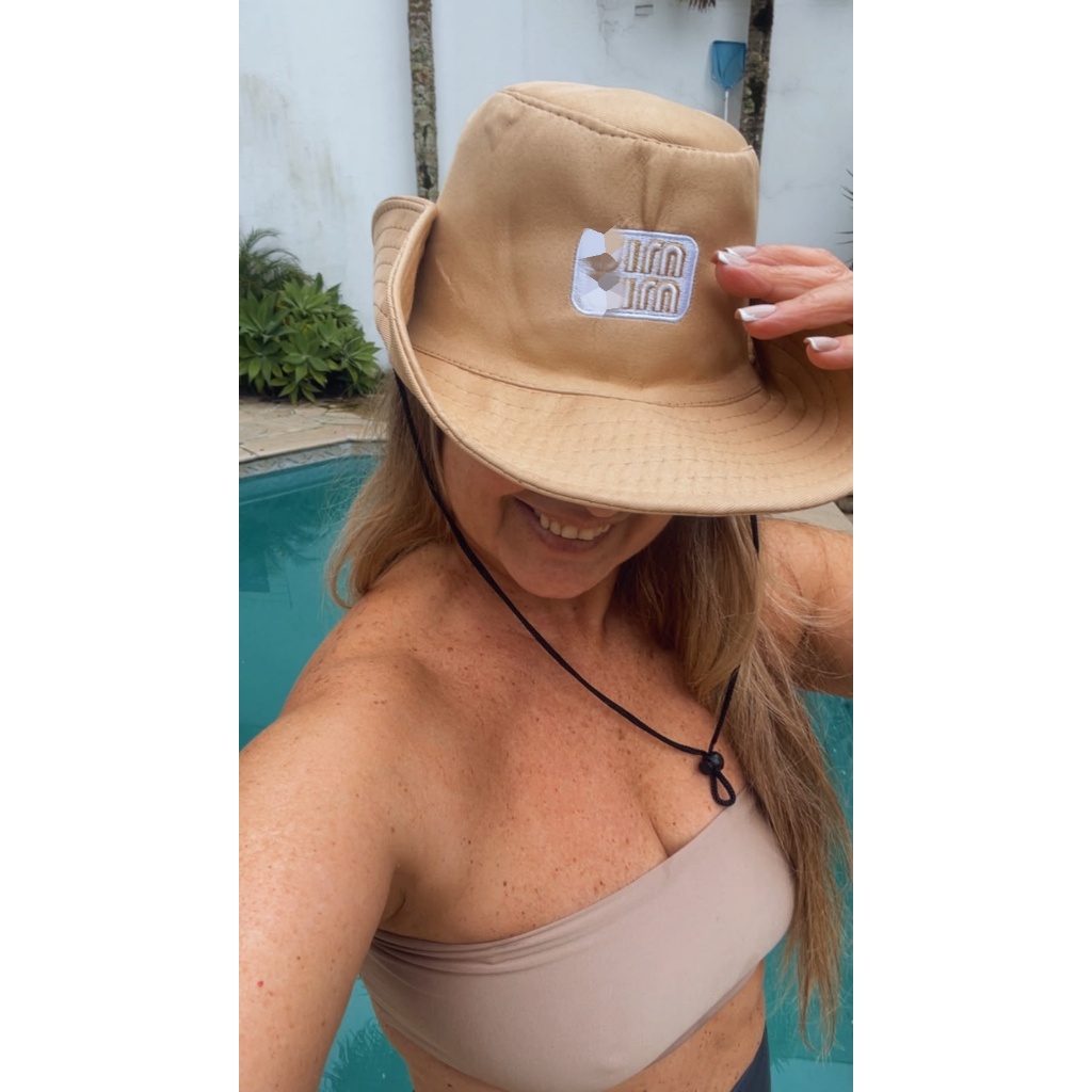 CHAPÉU BONÉ SOL BUCKET HAT NEYMAR MI MI BLOGUEIRAS PROTEÇÃO SOLAR OXFORD ACESSORIO PRAIA