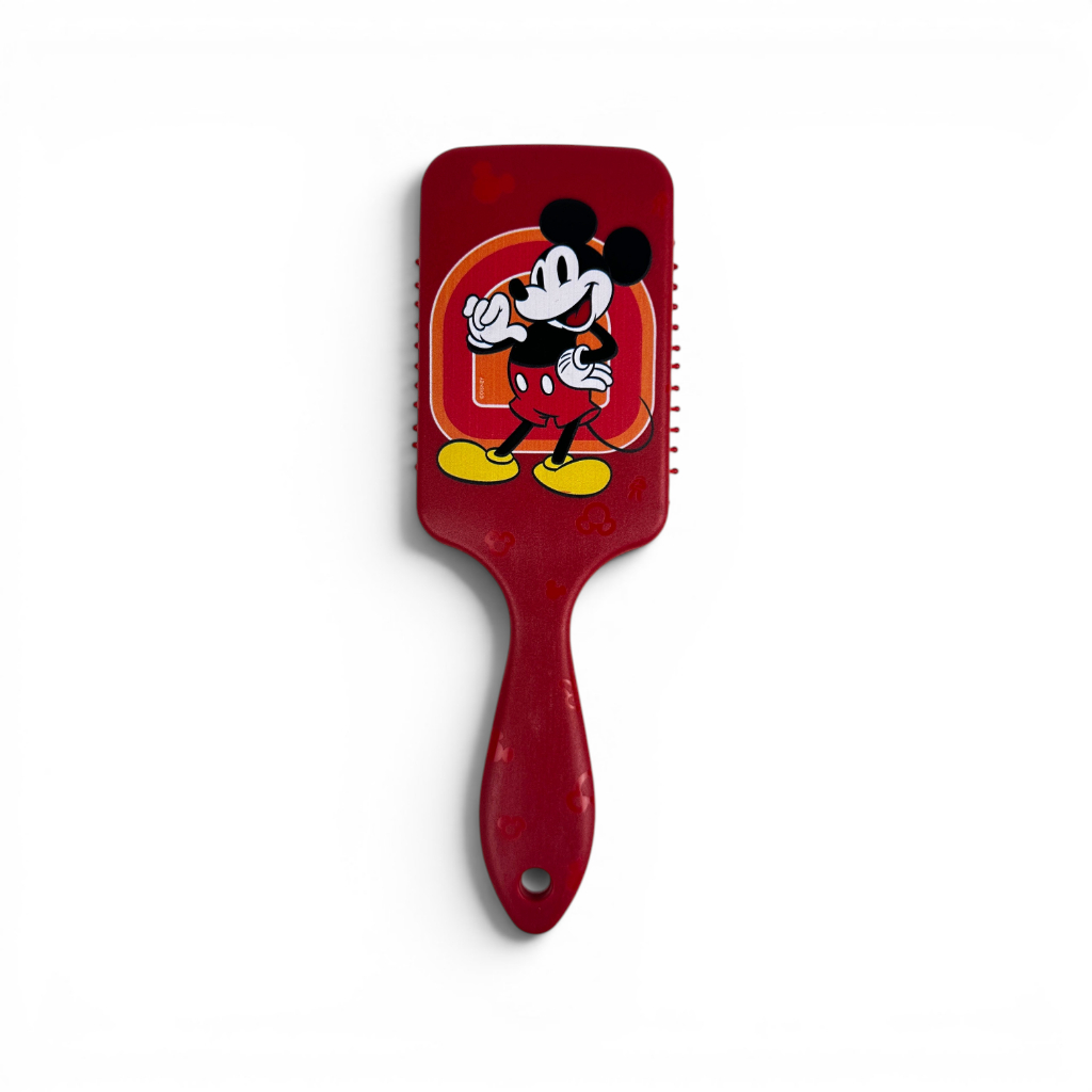 Escova Raquete Modelo Quadrada Profissional Disney Mickey