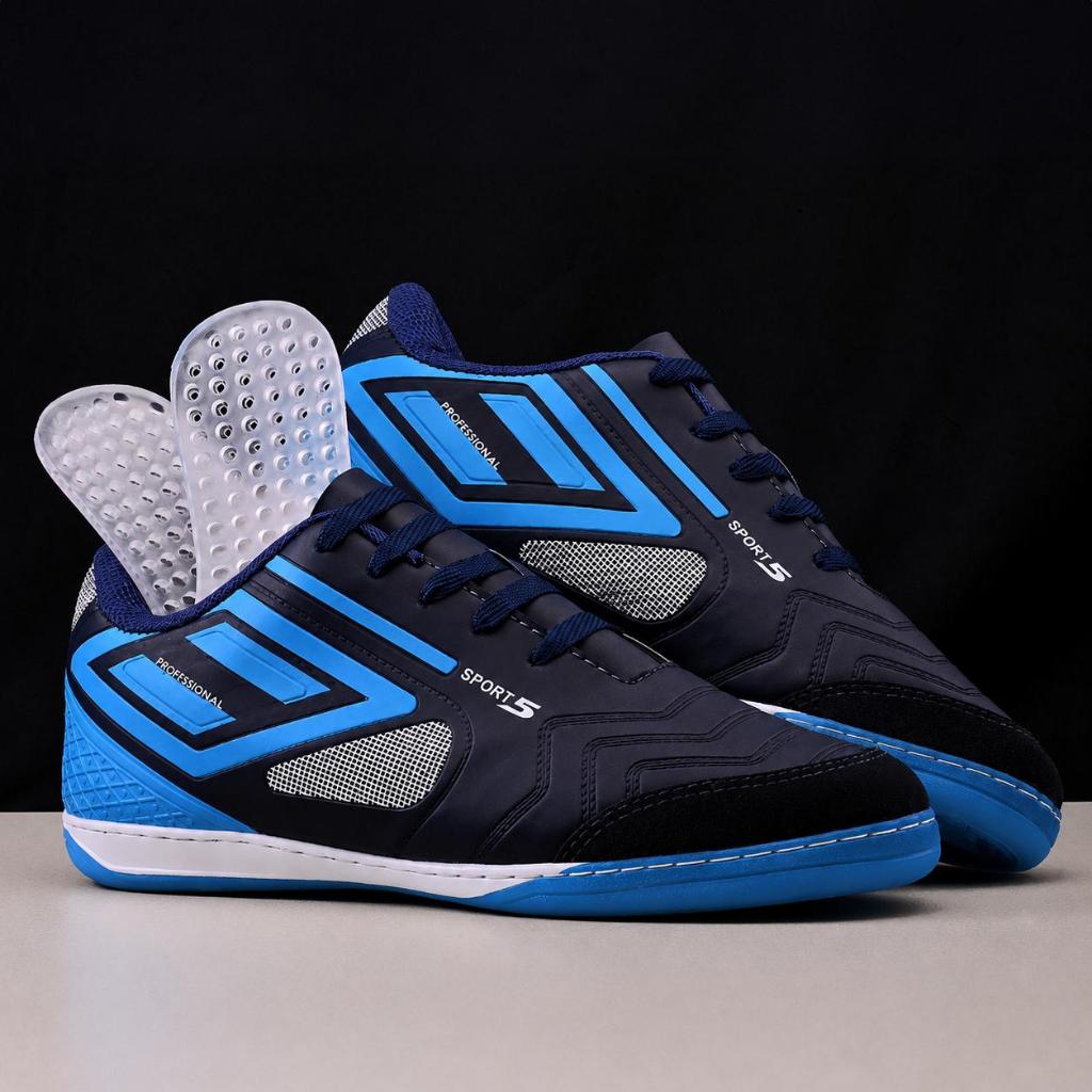 Chuteira Original Futsal Oficial Quadra Futebol Salão Colada e Costurada Bico de Couro Masculina