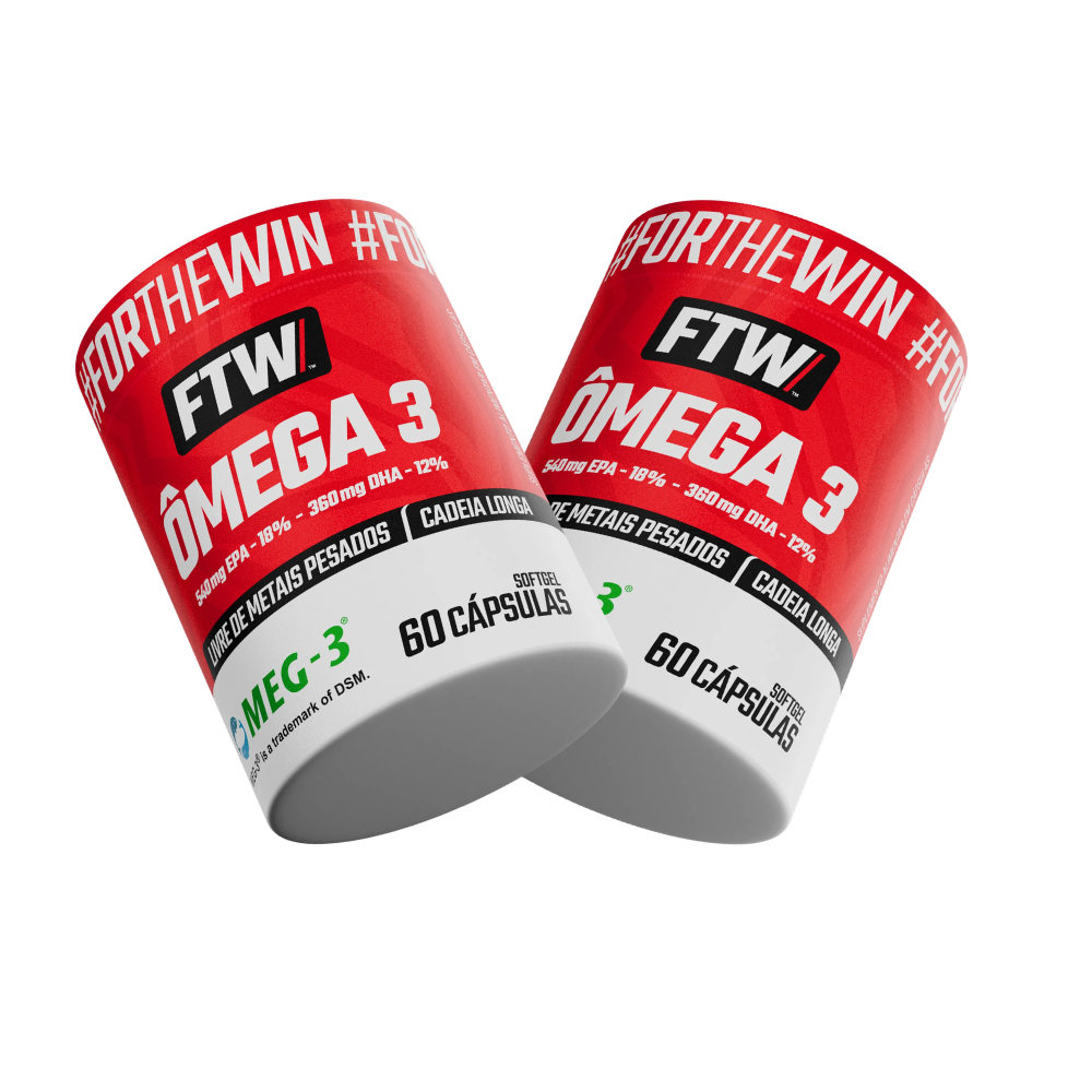 Kit 2x Ômega Meg - 3 60 Caps - FTW