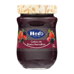 Geleia Hero Sem Glúten Frutas Vermelhas em Frasco 345g