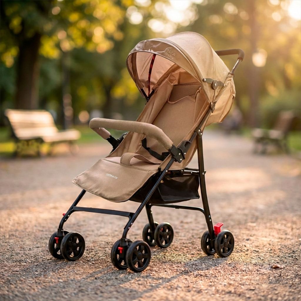 Carrinho De Bebê Passeio Leve Dobrável 6 A 36 Meses Teca Baby