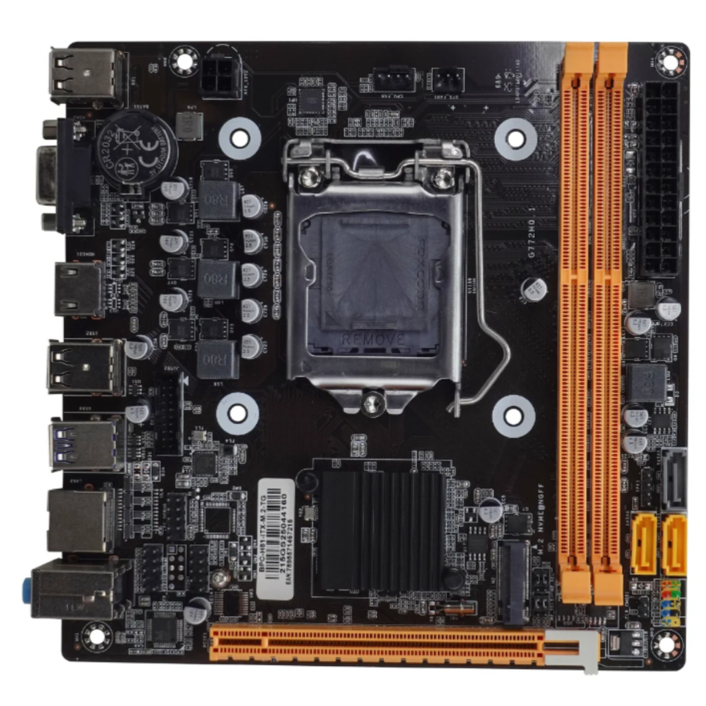 Placa Mãe BrazilPC H81-ITX | LGA1150 | 2 Slots DDR3, M.2, USB 3.0 e Gigabit LAN