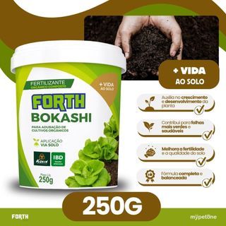 Adubo Fertilizante Forth Bokashi 250g Para Cultivos Orgânico
