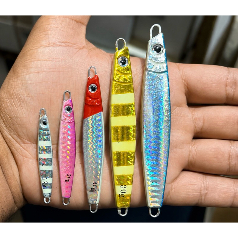 Isca Artificial Jumping Jig Dragon Slow Jig Metal Pesca Mar Ideal Robalo Tucunaré
