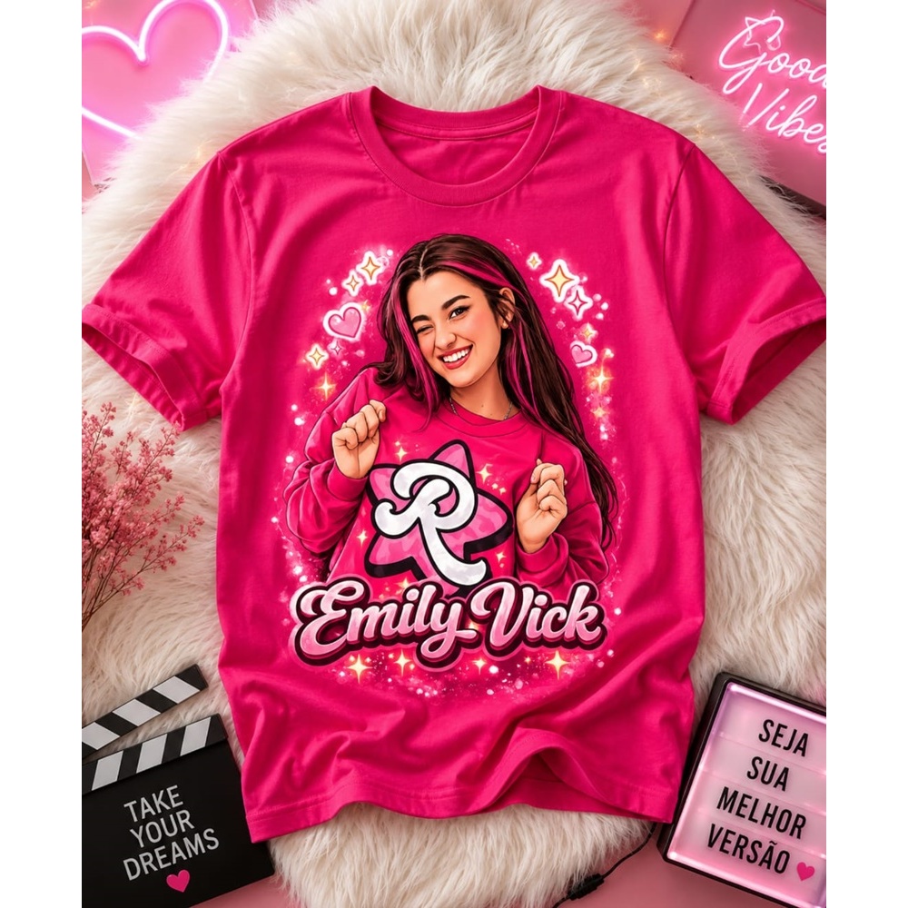 Camiseta  Emily Vick – Estampa Exclusiva