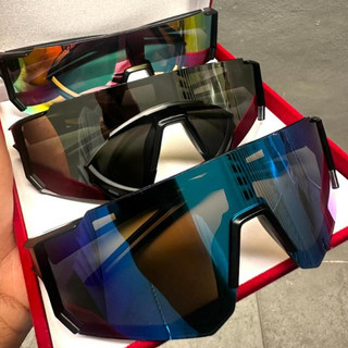 KIT Óculos De Sol CICLISTA Esportivo Ciclismo Masculino Feminino Proteção UV À Prova De Poeira lente colorida
