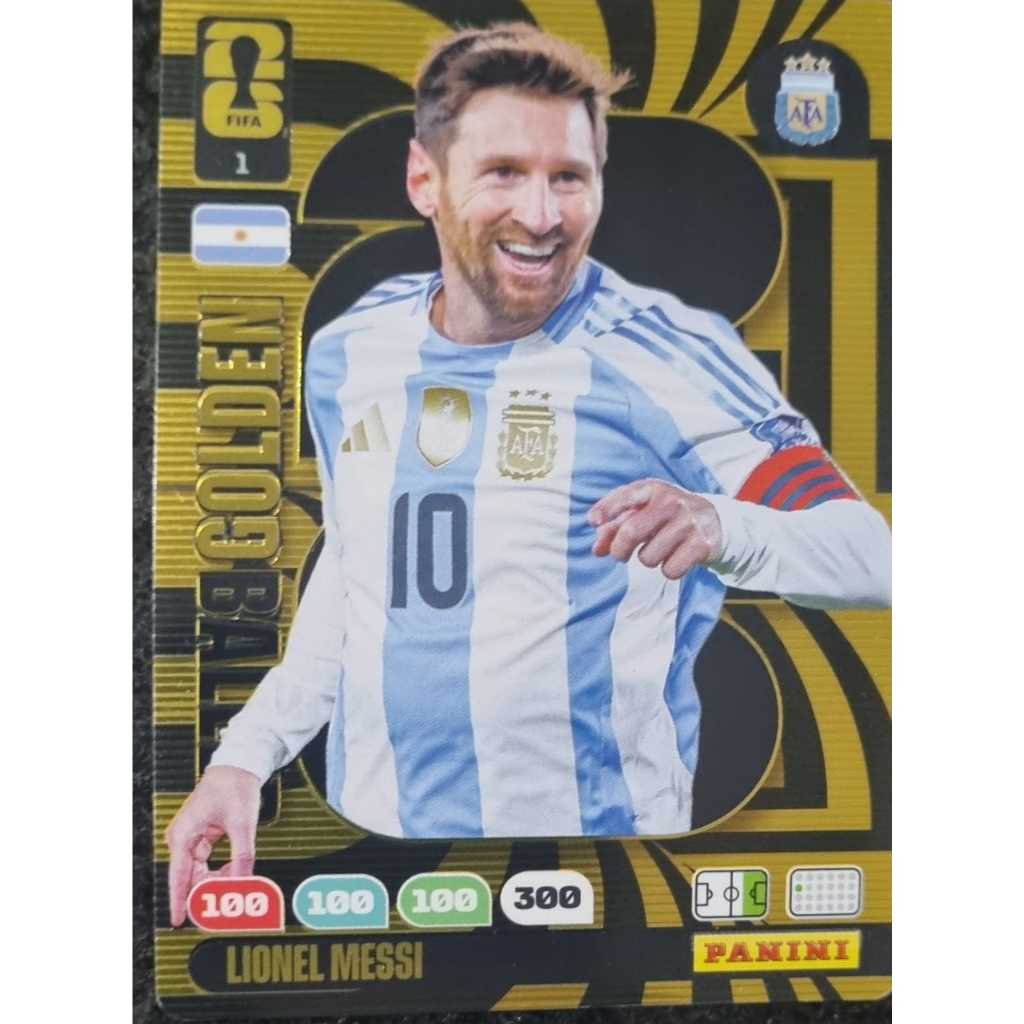 Cards GOLDEN BALLER da Copa do Mundo 2026