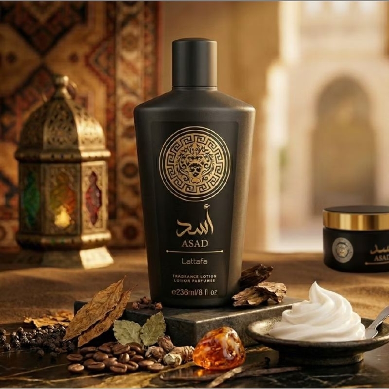 kit perfume, creme hidratante e body. durabilidade de 8 horas e intensidade asad. — imagem 2 de 2