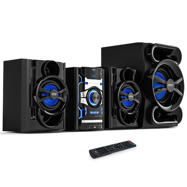Mini System DVD/CD/BT/FM/USB/AUX/2 x Mic/Karaoke/200W RMS/BivoltCaixa