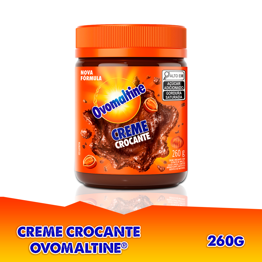 Creme de Avelã Ovomaltine Crocante 260g