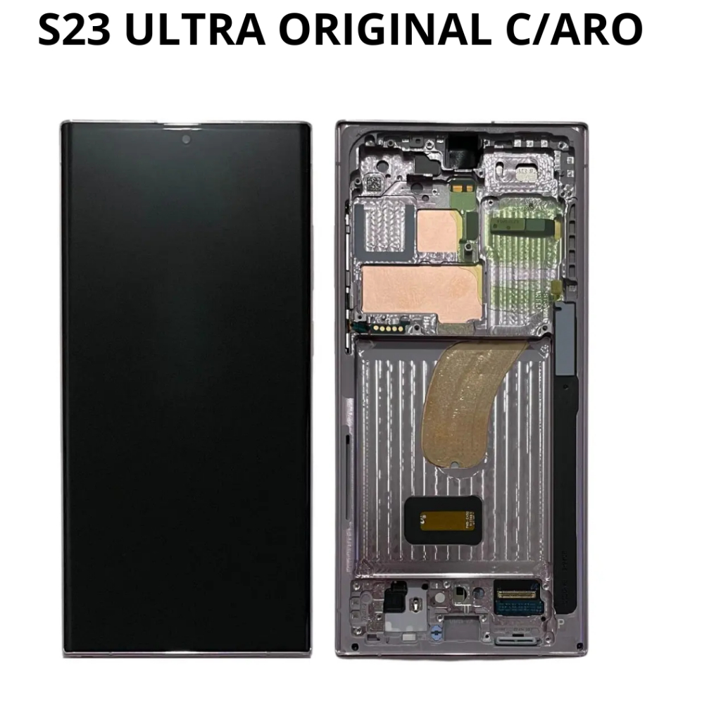 Tela Display Samsung Galaxy S23 Ultra Original Com Aro Touch LCD Alta Qualidade