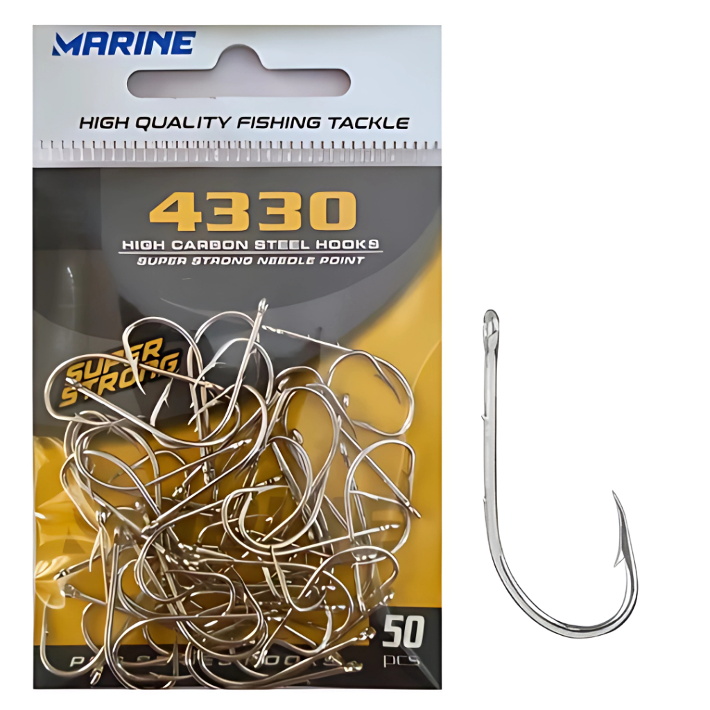 Anzol para Pesca 4330 Super Strong Nickel Marine Sports Cartela