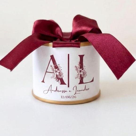 Kit tubolatas personalizadas 5x6 - Lembrancinha casamento/batizado - aniversário - chá de bebê - maternidade