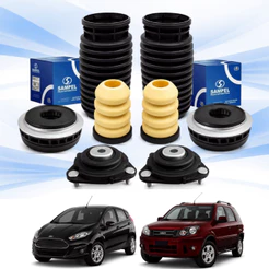 Kit Coxim Amortecedor Dianteiro c/ Rolamento e Batente Fiesta Ecosport Sampel