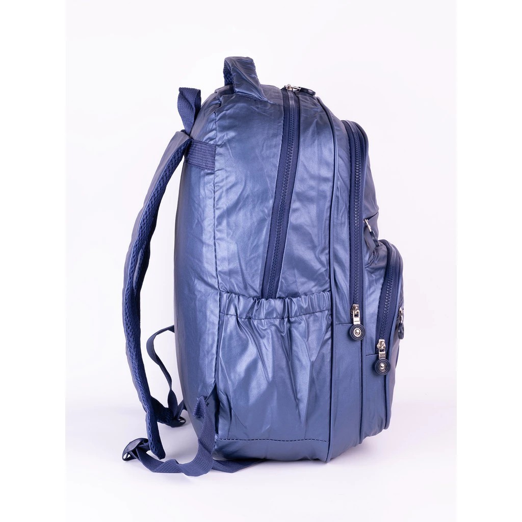 Mochila Feminina Escolar Metalizada Grande Capacidade Viagem Faculdade Multi Camada C-008 — imagem 2 de 2