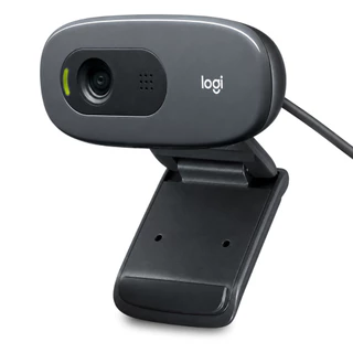 Webcam Logitech C270 HD 720p 30FPS USB Com Microfone Integrado Para PC Notebook