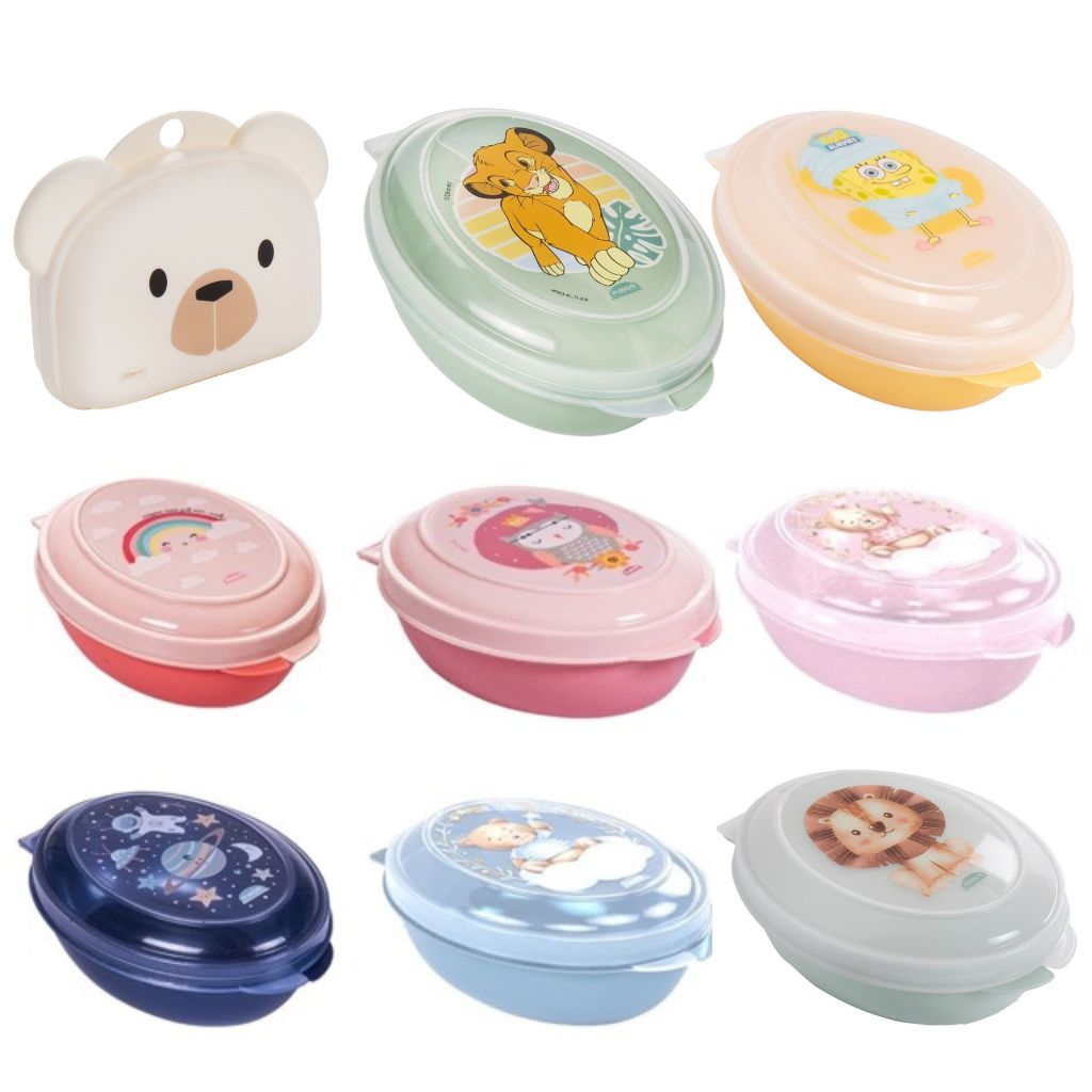 Saboneteira Infantil BPA Free 180ml Porta Sabonete Banheiro Viagem P/Bolsa