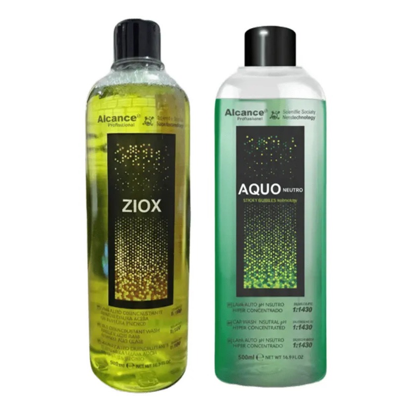 Kit Aquo Neutro 500ml + Ziox 500ml Alcance Profissiona