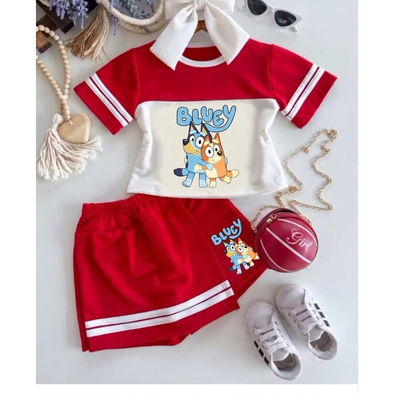 Conjunto Infantil Feminino Bluey!