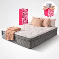 Colchão King Molas Ensacadas a Vácuo 193x203cm Refúgio Cama inBox