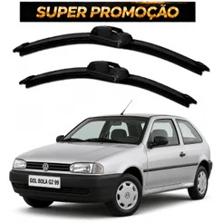 Par de Palhetas para Limpador de Parabrisa Dianteiro para Vw Gol Bola G2 1995 1996 1997 1998 1999