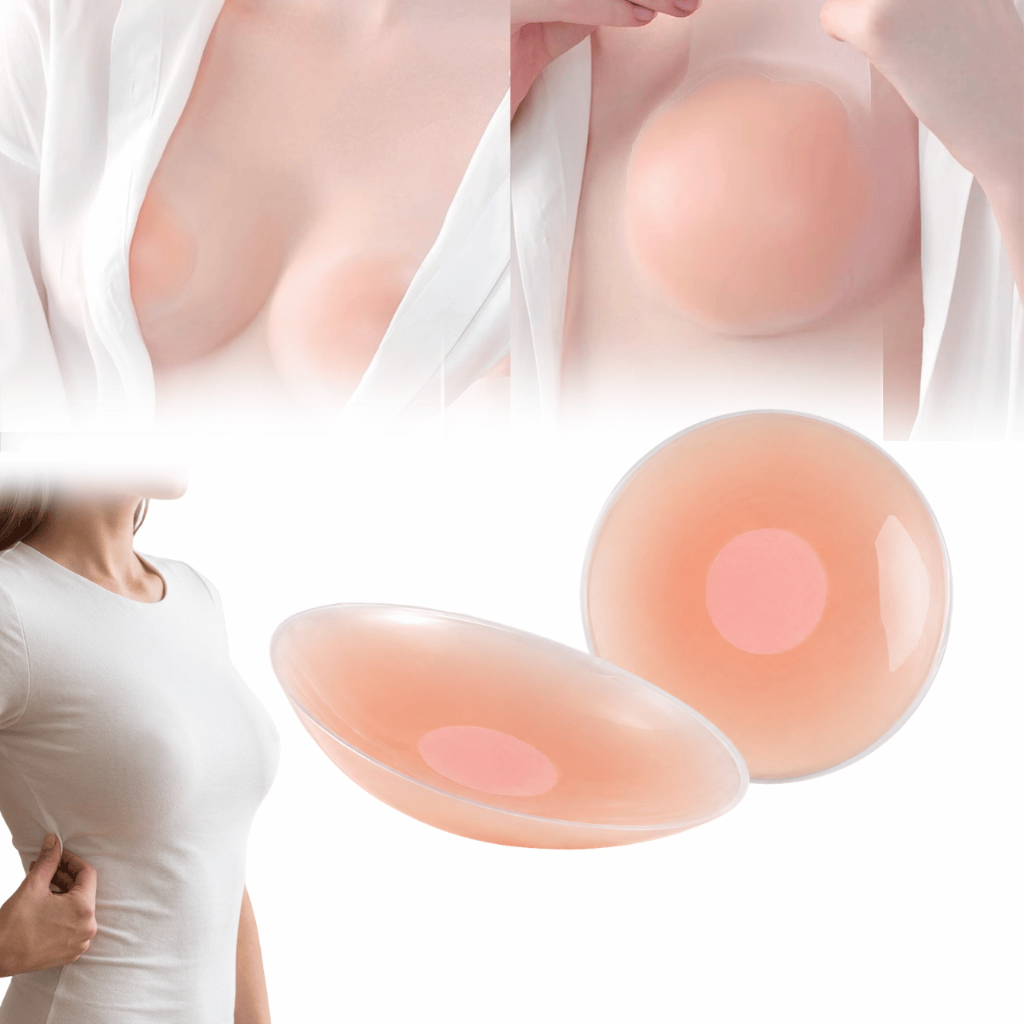 6 Pares Cobertura De Mamilo Silicone Conjunto Sutiã Adesivo Sutia Push Up Tapa Peito Reutilizável Indivisível Protetor