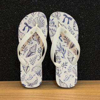 Chinelo Feminino Estampa Pérola Confortável Leve Para o Verão
