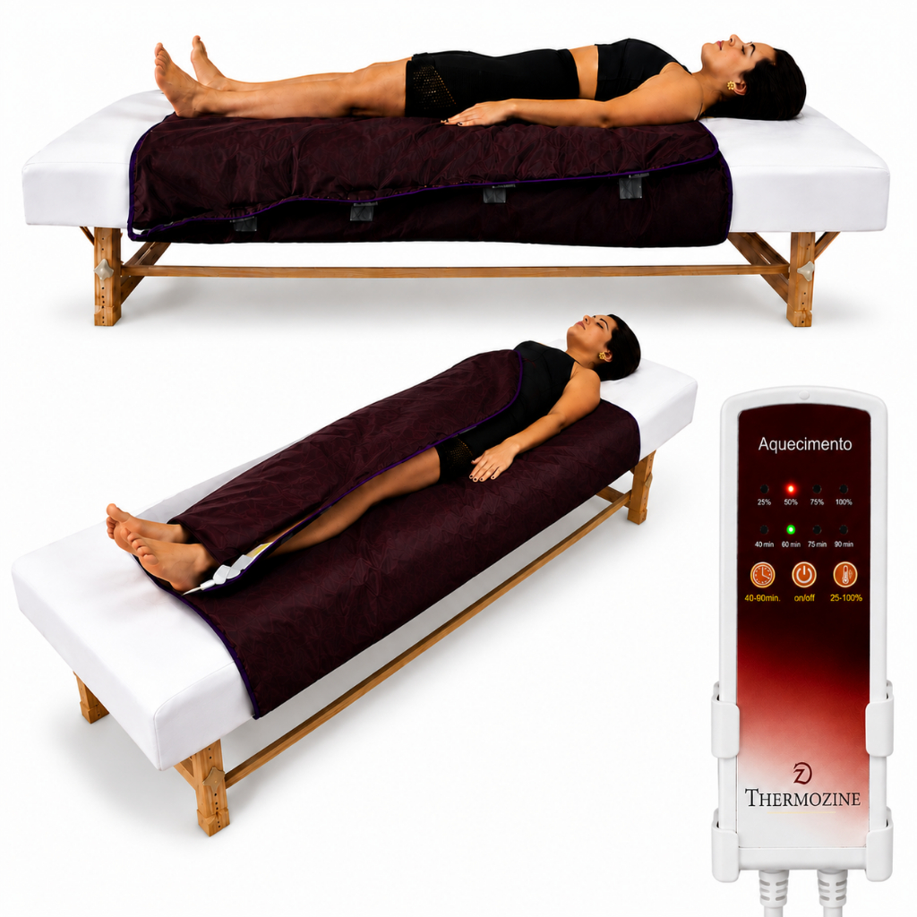 Manta Térmica Elétrica Estética Corpo Inteiro 1,50x1,30 Bivolt Infravermelho Inmetro